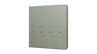 ШКАФ 4х дверный для платья и белья (выс. 2204)